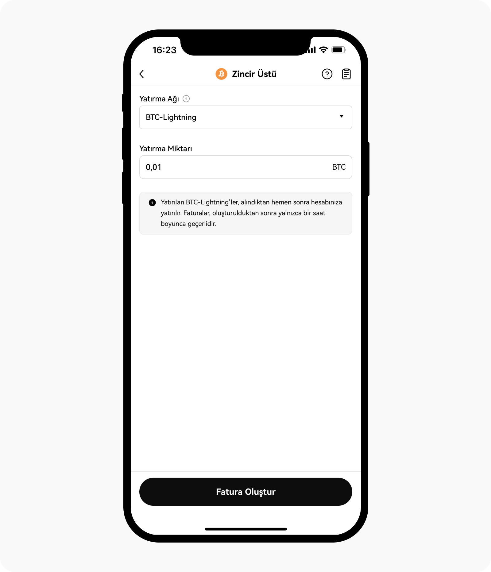 CT-app-tr-TR-deposit-create BTC lightning invoice