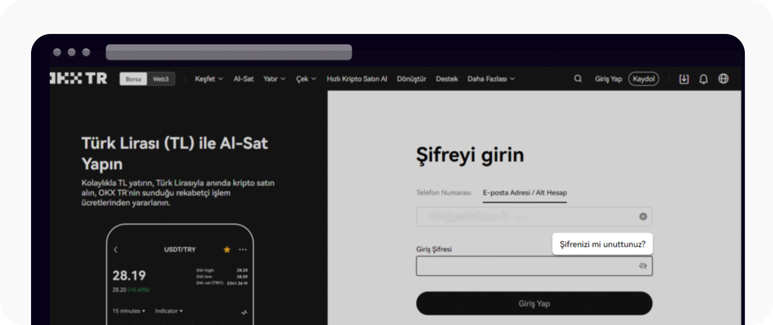 CT-web-account-login forgot password tr