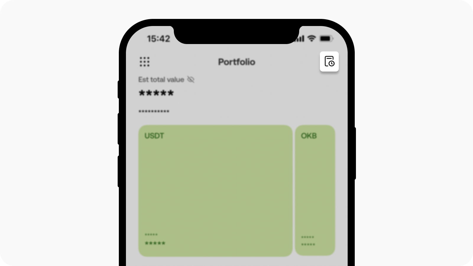Find your TRY history from order history page on OKX TR app