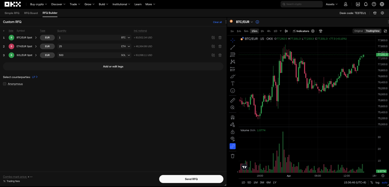 Nitro Spreads adlı kurumsal işlemler platformunun ekran görüntüsü.